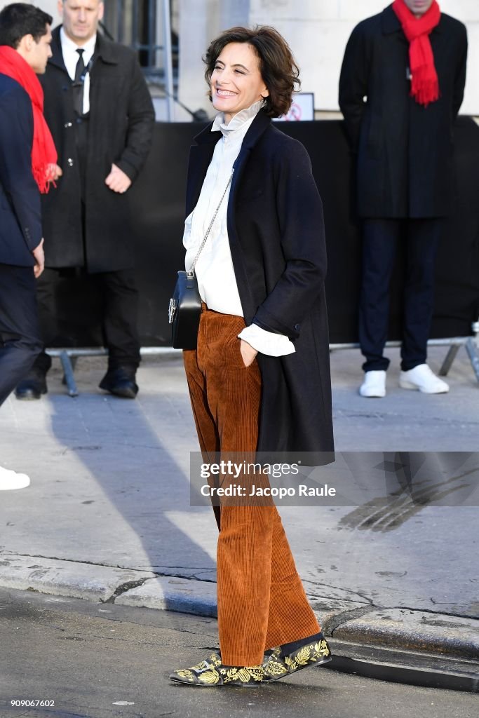 Celebrity Sightings -Paris Fashion Week -Haute Couture Spring/Summer 2018 : Day Two