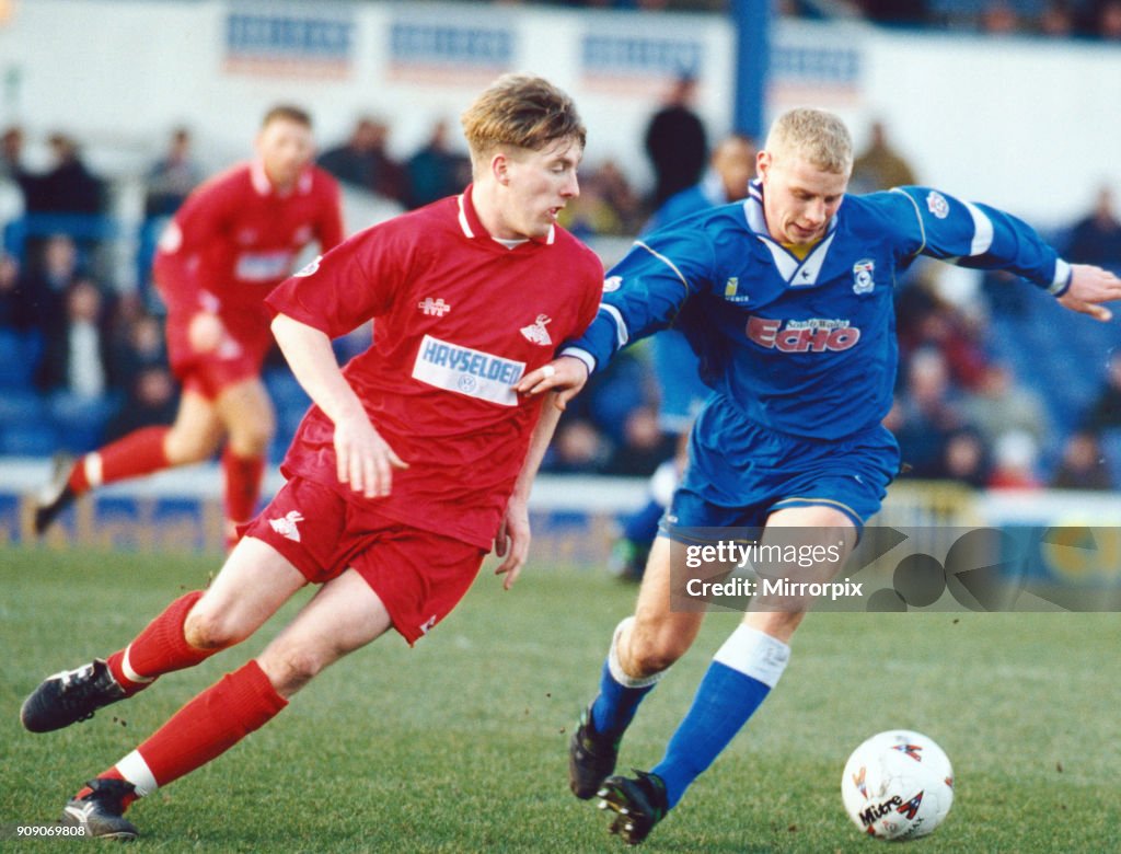 Cardiff City v Doncaster Rovers, 1996