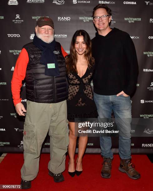 Rick Rosenthal, Sarah Shahi and Matthew Lillard attend the Whitewater Films Reception At The RAND Luxury Escape - 2018 Park City at The St. Regis...