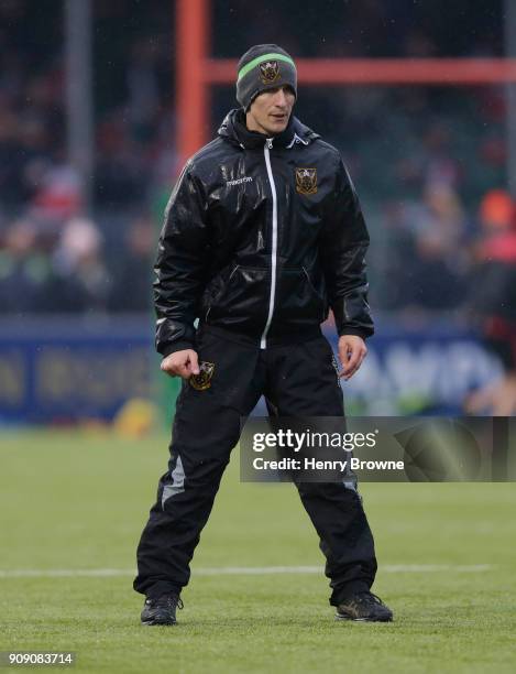 Alan Dickens of Northampton Saints during the European Rugby Champions Cup match between Saracens and Northampton Saints at Allianz Park on January...