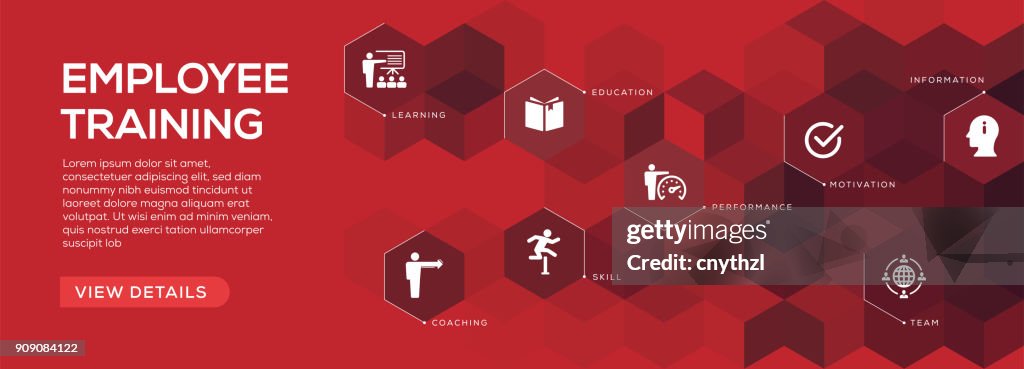 Employee Training Banner Design High-Res Vector Graphic - Getty Images