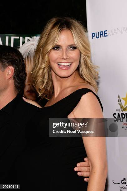 Heidi Klum attends Los Angeles Confidential magazine's annual pre-Emmy party, hosted by Heidi Klum and Niche Media CEO Jason Binn, held at a private...