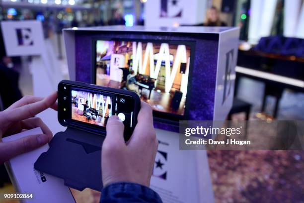 London commuters transported back to 1970's LA with the Elton John augmented reality experience supported by YouTube at Kings Cross Station on...