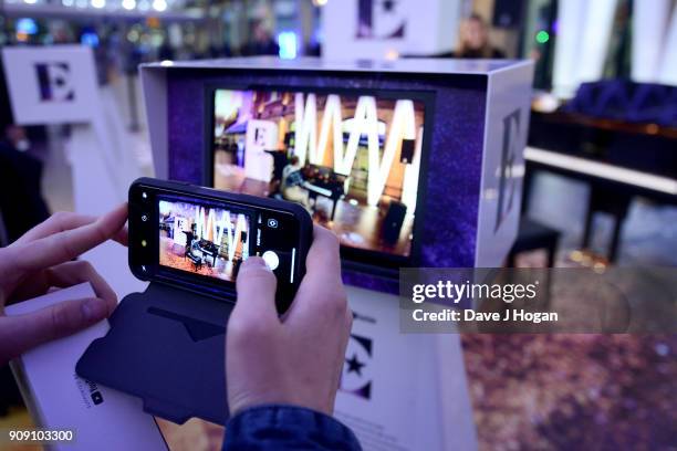 London commuters transported back to 1970's LA with the Elton John augmented reality experience supported by YouTube at Kings Cross Station on...