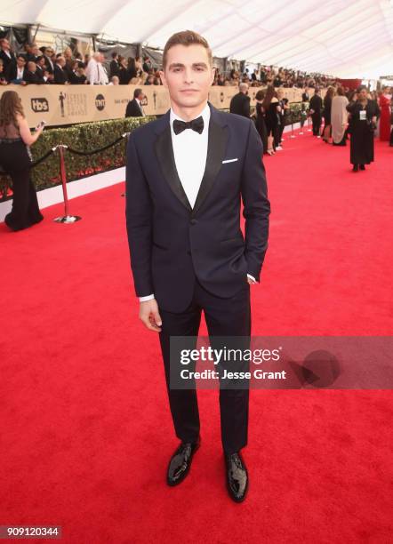 Actor Dave Franco attends the 24th Annual Screen Actors Guild Awards at The Shrine Auditorium on January 21, 2018 in Los Angeles, California.