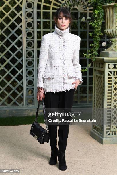 Astrid Berges attends the Chanel Haute Couture Spring Summer 2018 show as part of Paris Fashion Week on January 23, 2018 in Paris, France.