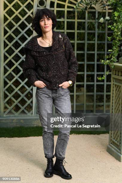 Clotilde Hesme attends the Chanel Haute Couture Spring Summer 2018 show as part of Paris Fashion Week on January 23, 2018 in Paris, France.