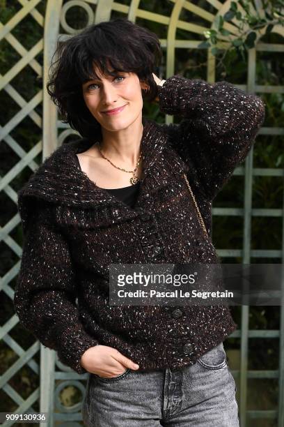 Clotilde Hesme attends the Chanel Haute Couture Spring Summer 2018 show as part of Paris Fashion Week on January 23, 2018 in Paris, France.