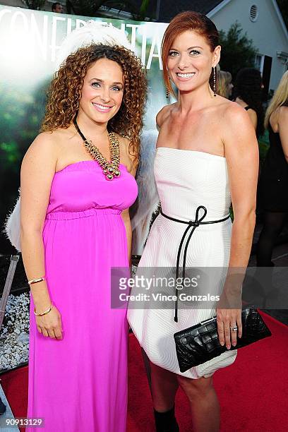 Sari Tuschman and Debra Messing attend Los Angeles Confidential magazine's annual pre-Emmy party, hosted by Heidi Klum and Niche Media CEO Jason...