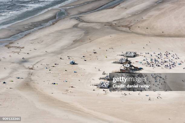 küsten- landschaft - st peter ording stock pictures, royalty-free photos & images