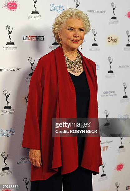 Actress Ellen Burstyn arrives for the 61st Primetime Emmy Awards outstanding performance nominees reception in West Hollywood, California on...