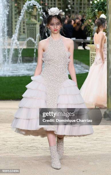 13,847 Chanel Spring 2018 Couture Stock Photos, High-Res Pictures