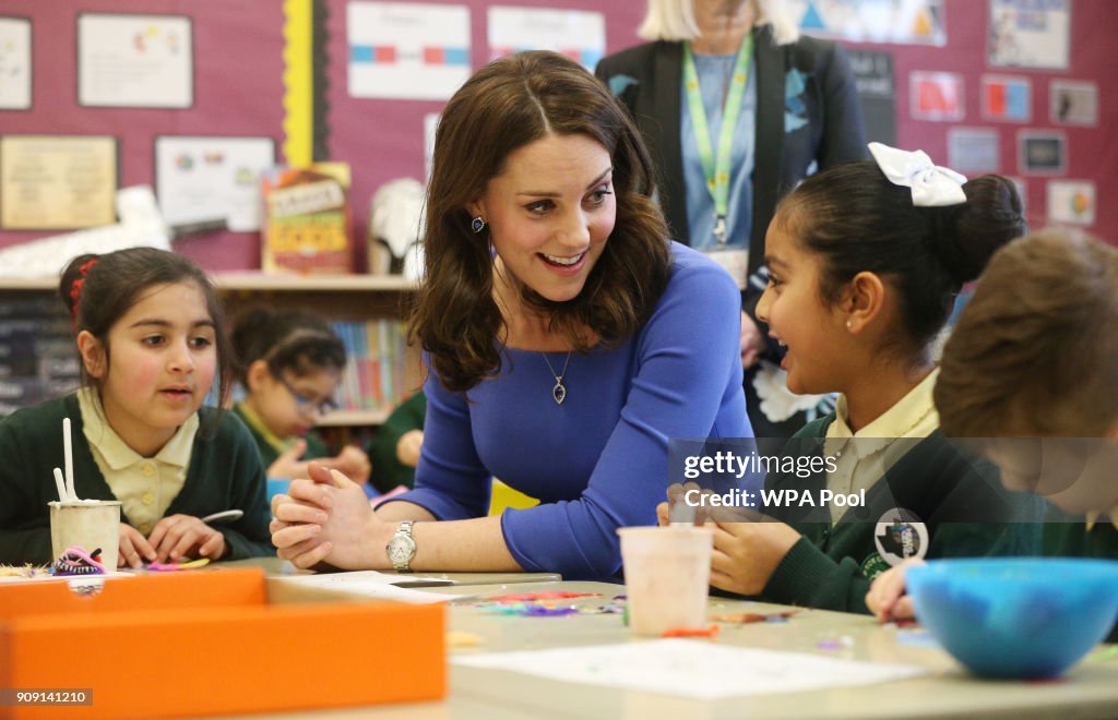 The Duchess Of Cambridge Launches Mental Health Programme For Schools