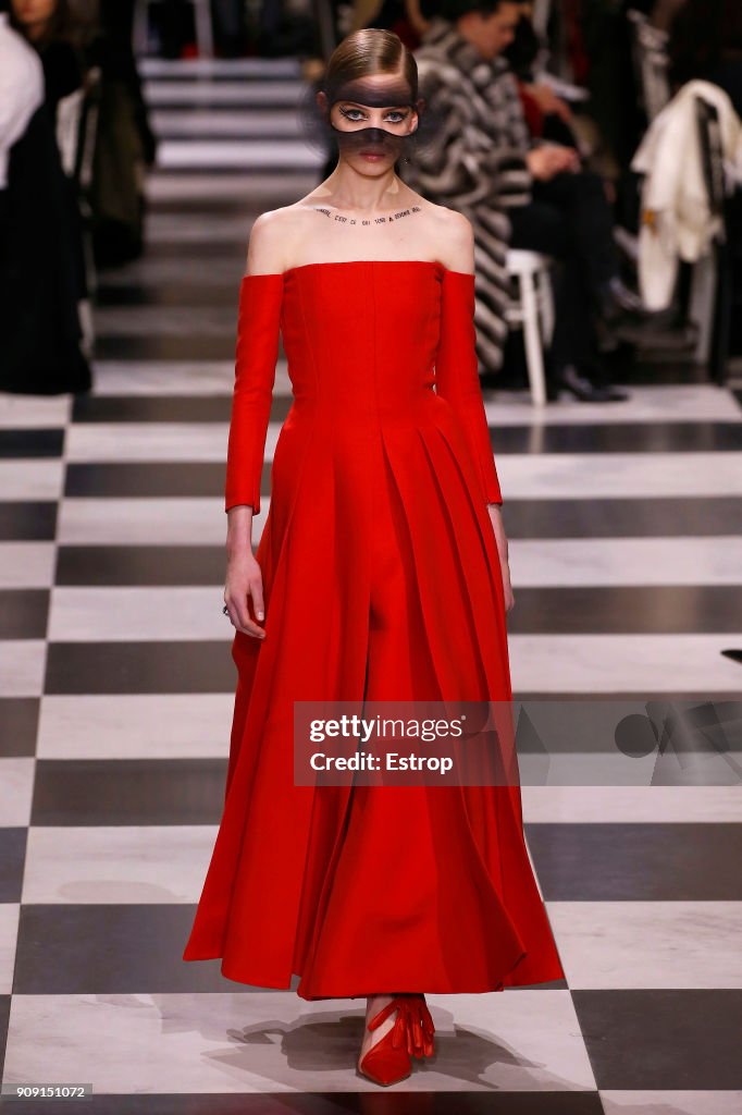 Christian Dior : Runway - Paris Fashion Week - Haute Couture Spring Summer 2018