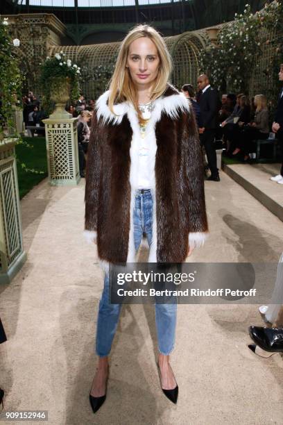 Lauren Santo Domingo attends the Chanel Haute Couture Spring Summer 2018 show as part of Paris Fashion Week on January 23, 2018 in Paris, France.
