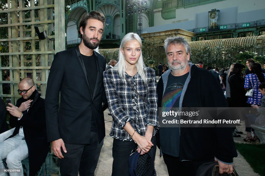 Chanel : Front Row - Paris Fashion Week - Haute Couture Spring Summer 2018