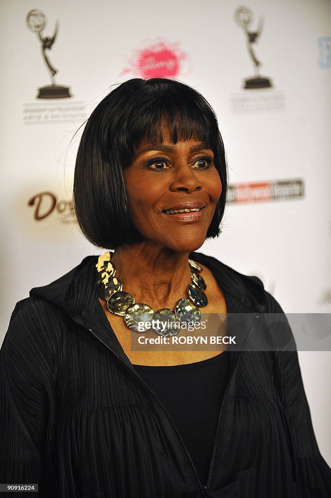 Actress Cicely Tyson arrives for the 61s
