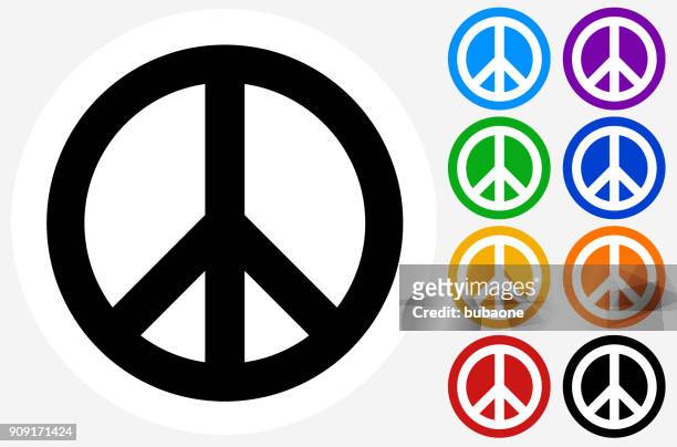 peace-zeichen. - friedenszeichen handzeichen stock-grafiken, -clipart, -cartoons und -symbole
