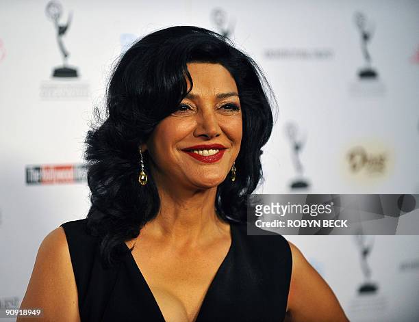 Actress Shohreh Aghdashloo arrives for the 61st Primetime Emmy Awards outstanding performance nominees reception in West Hollywood, California on...