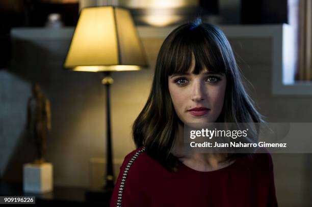 Susana Abaitua poses during a portrait session on January 18, 2018 in Madrid, Spain.
