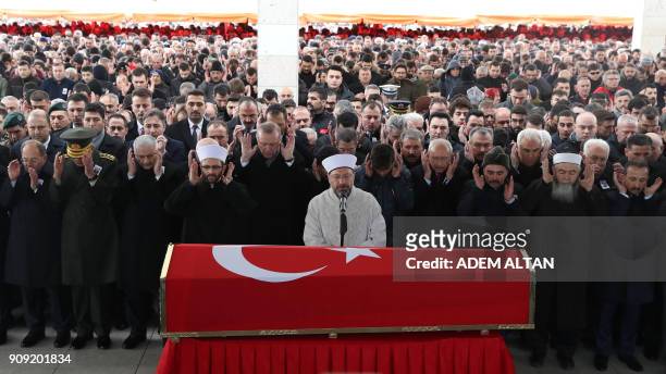 Turkish President Recep Tayyip Erdogan, Speaker of the Grand National Assembly of Turkey Ismail Kahrama , Turkish Prime Minister Binali Yildirim ,...