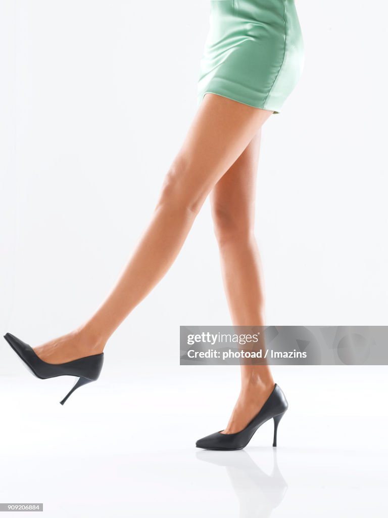 Leg Line Woman Leg Line High-Res Stock Photo - Getty Images