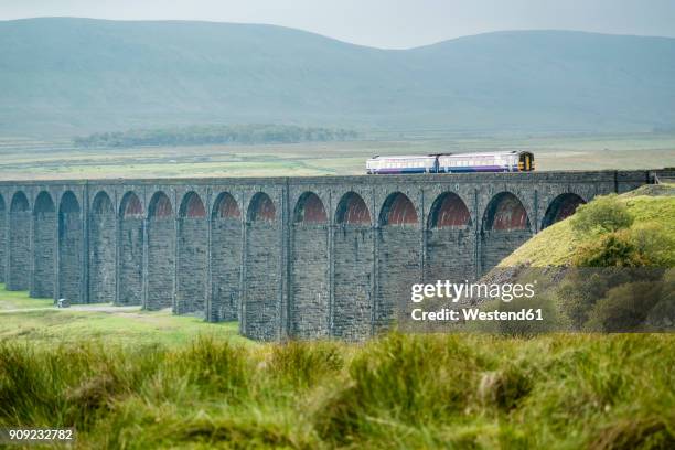 great britain, england, district yorkshire dales, ribblehead viaduct, carlisle - viaduct stock pictures, royalty-free photos & images
