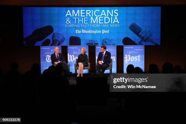 Washington Post Chief Correspondent Dan Balz ; Judy Woodruff , anchor and managing editor of PBS' "NewsHour" and Bret Baier , chief political anchor...