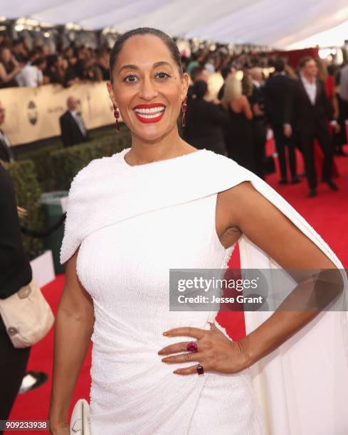 Tracee Ellis Ross attends the 24th Annual Screen Actors Guild Awards at The Shrine Auditorium on January 21, 2018 in Los Angeles, California.