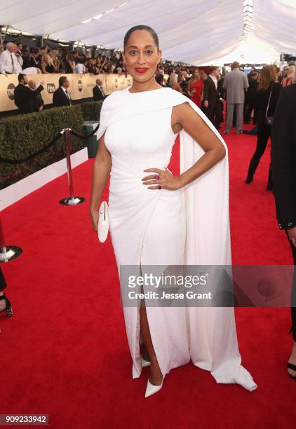 Tracee Ellis Ross attends the 24th Annual Screen Actors Guild Awards at The Shrine Auditorium on January 21, 2018 in Los Angeles, California.