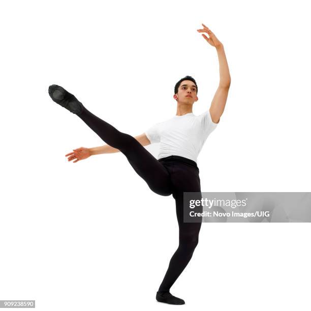 male ballet dancer - boys wearing tights stock-fotos und bilder