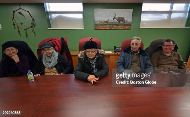 Members of the Pessamit community, an indigenous group of the Innu nation whose ancestral lands are now the source of nearly one-third of...