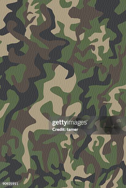 camouflage pattern - camouflagekleding stockfoto's en -beelden