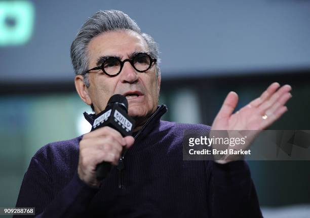 Eugene Levy visits the Build Series at Build Studio on January 23, 2018 in New York City.
