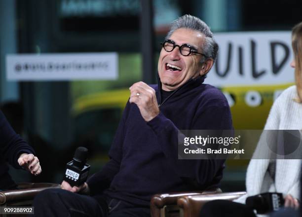 Eugene Levy visits the Build Series at Build Studio on January 23, 2018 in New York City.