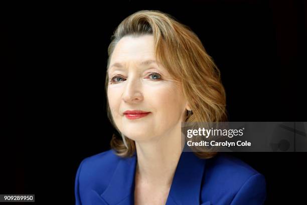 Actress Lesley Manville is photographed for Los Angeles Times on December 12, 2017 in New York City. PUBLISHED IMAGE. CREDIT MUST READ: Carolyn...