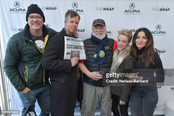 The cast of 'Halfway There' attends the Acura Studio at Sundance Film Festival 2018 on January 23, 2018 in Park City, Utah.