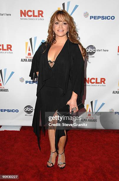 Singer Jenni Rivera arrives at the 2009 ALMA Awards held at Royce Hall on September 17, 2009 in Los Angeles, California.