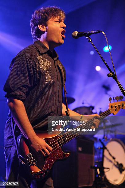 Dave Harding of Richmond Fontaine performs on stage on day three of End Of The Road Festival 2009 at Larmer Tree Gardens on September 11, 2009 in...