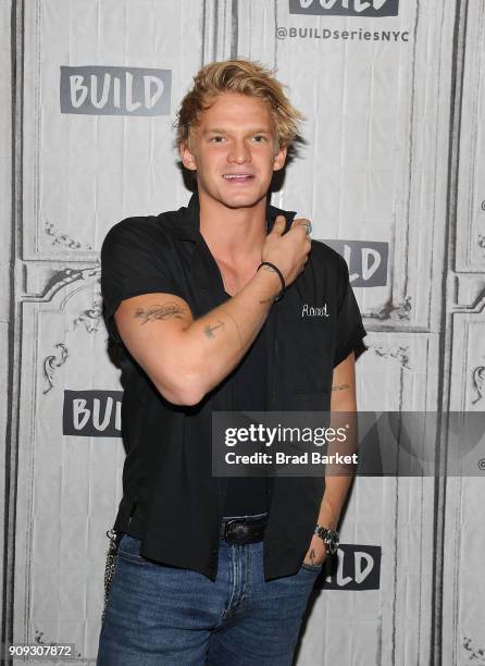 Cody Simpson visits the Build Series at Build Studio on January 23, 2018 in New York City.