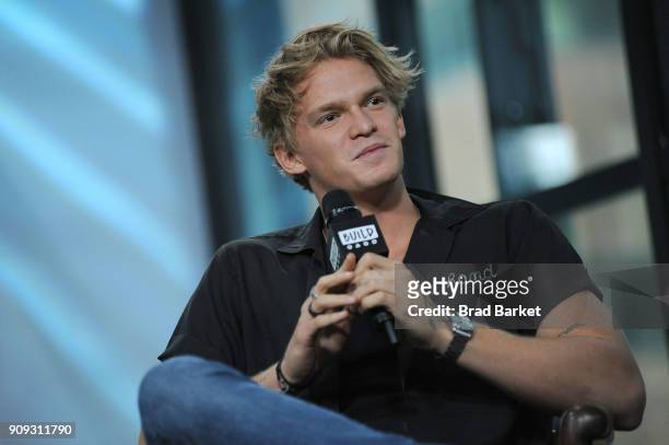 Cody Simpson visits the Build Series at Build Studio on January 23, 2018 in New York City.