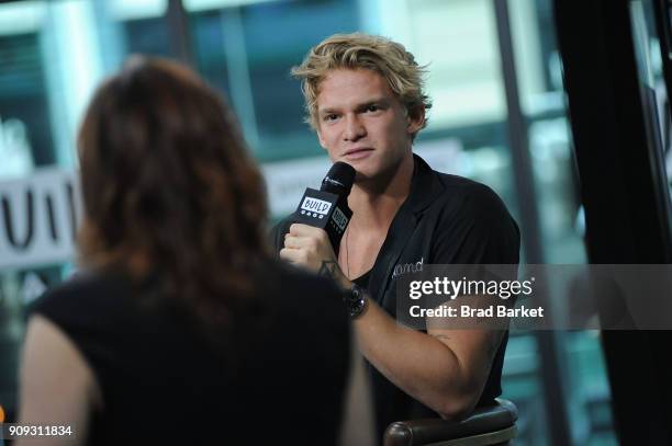 Cody Simpson visits the Build Series at Build Studio on January 23, 2018 in New York City.