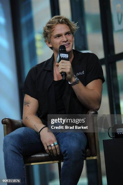 Cody Simpson visits the Build Series at Build Studio on January 23, 2018 in New York City.