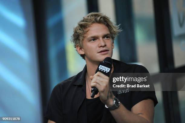Cody Simpson visits the Build Series at Build Studio on January 23, 2018 in New York City.