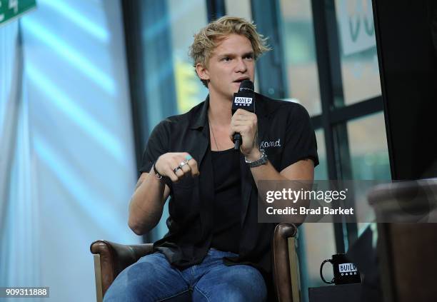 Cody Simpson visits the Build Series at Build Studio on January 23, 2018 in New York City.