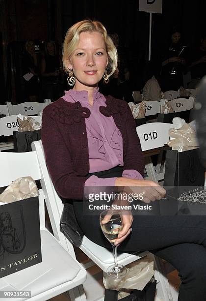 Gretchen Mol attends the Ann Taylor Fall 2009 "See Now, Wear Now" Runway Show at the New York Public Library - Celeste Bartos Forum on September 17,...