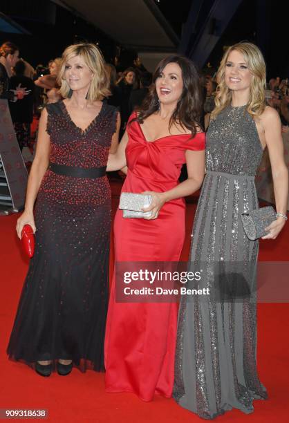 Kate Garraway, Susanna Reid and Charlotte Hawkins attend the National Television Awards 2018 at The O2 Arena on January 23, 2018 in London, England.