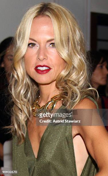 Rachel Zoe attends the Calvin Klein Collection after party at the Standard Grill at The Standard Hotel on September 17, 2009 in New York City.