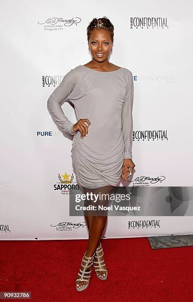 Eve Marcille attends Los Angeles Confidential magazine's annual pre-Emmy party, hosted by Heidi Klum and Niche Media CEO Jason Binn, held at a...