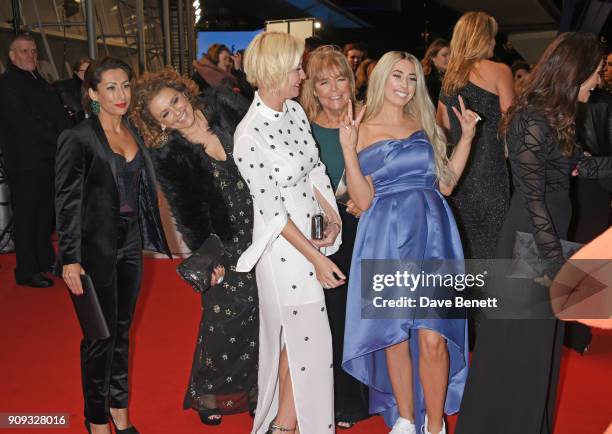 Saira Khan, Nadia Sawalha, Denise Van Outen, Linda Robson, Stacey Solomon and Andrea McLean of Loose Women attends the National Television Awards...